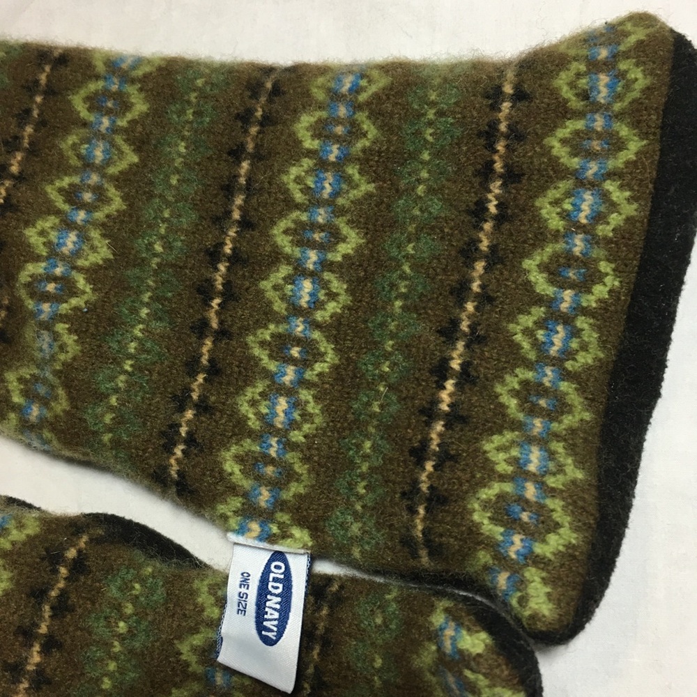 Old Navy Lambswool Winter Scarf Earth Tones